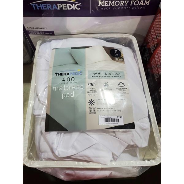 *NEW* Therapedic 400 Thread count Mattress Pad