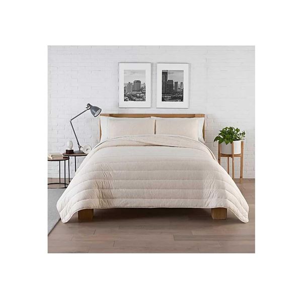 *NEW* Pure Beech 100% Modal, Jersey Knit Queen Bed Set, Comfotor and 2 Sham Set - Beige