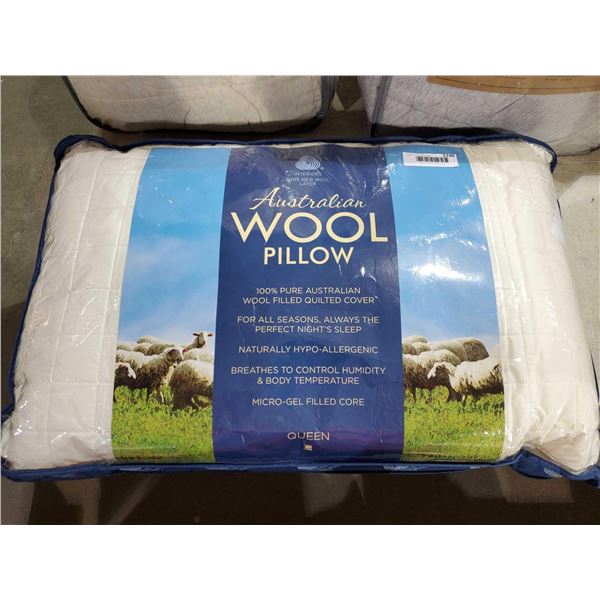 *NEW* Australian Wool Pillow  - Queen  size