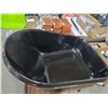Image 2 : *NEW* Practica Metal Wheelbarrow Basin with Natural Handles, Wheels & Footrest