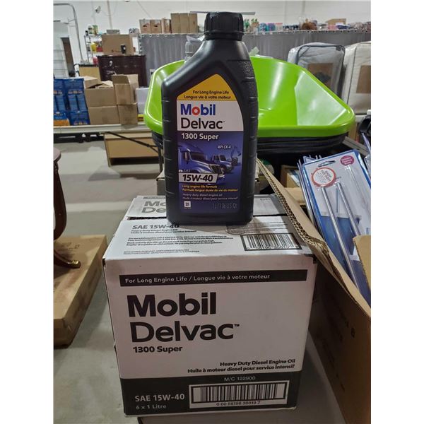 Mobil Delvac 1300 Super 15W-40 Heavy Duty Diesel Engine Oil 6x1L