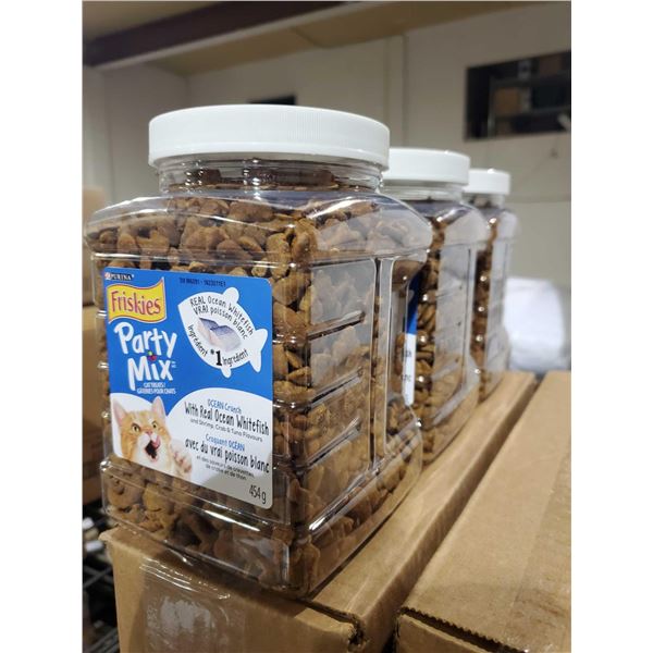 Friskies Part Mix Ocean Whitefish  Cat Treats 3x454g