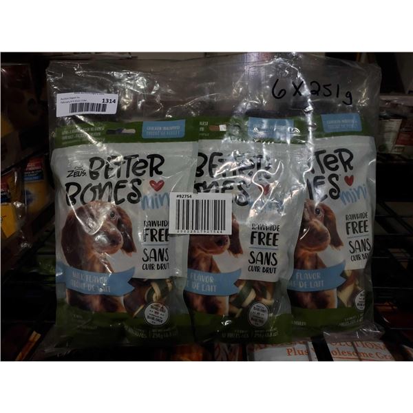 Zeus Better Bones Mini - Milk Flavor Dog Treats 6z251g