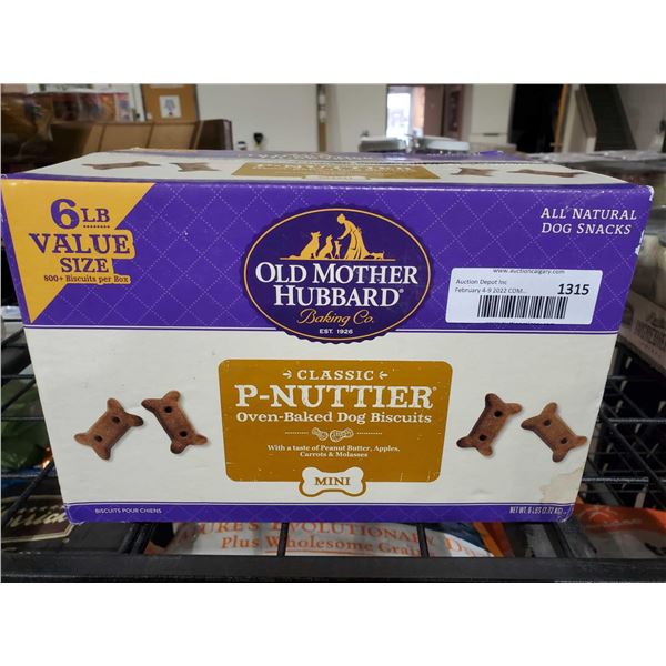 Old Mother Hubbard Mini Peanut Butter Dog treats 6Lbs