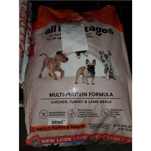 CANIDAE All Life Stages, Premium Dry Dog Food, hicken, Turkey & Lamb Formula 44Lbs