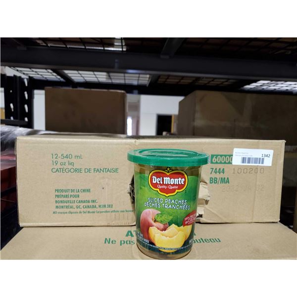 Del Monte Sliced Peached 12x540ml