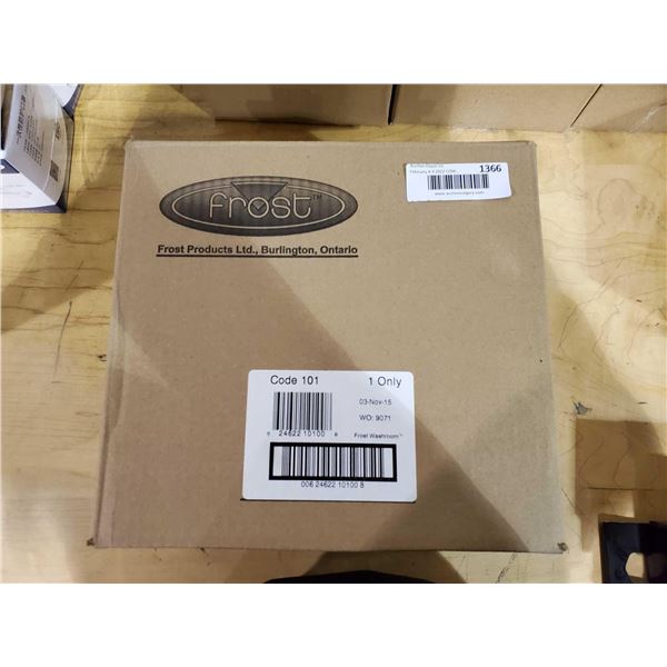 *NEW* Frost Washroom Tri-Folded Brown Paper Towel Wall Dispenser - White