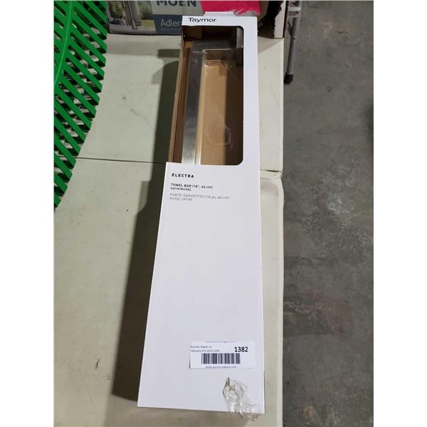 *NEW* Taymor Electra 18" Towel Bar Satin Nickel