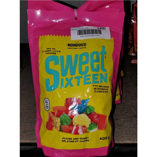 Mondoux Sweet Sixteen Jujube and Gummy Mix 4x400g