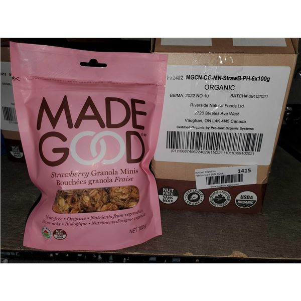 Made Good Strawberry Granola Minis 6x100g