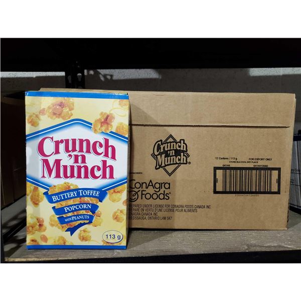 Crunch n Munch Buttery Toffee Popcore 12x113g