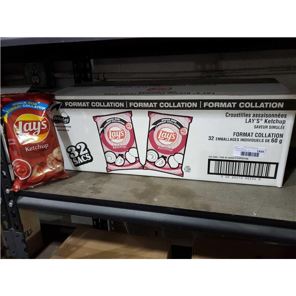 Lays Ketchup Potato Chips 32x60g
