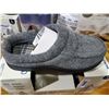 Image 3 : *NEW* Cozy Mountain Foam Slippers - Grey with Hard Sole - Size M (Mens 9-10)