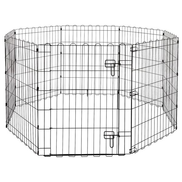 FOLDABLE PET EXERCISE AND PLAYPEN WITH DOOR