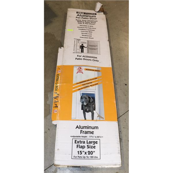 ALUMINUM PET PATIO DOOR