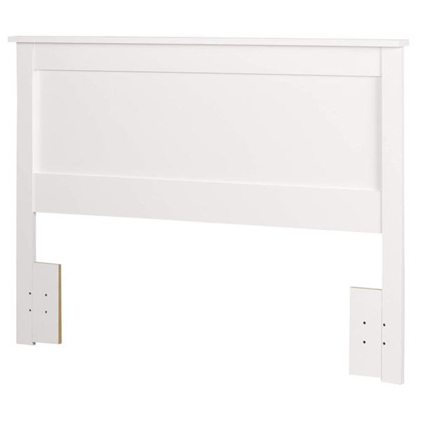 SOUTH SHORE VITO COLLECTION WHITE QUEEN HEADBOARD