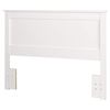 Image 1 : SOUTH SHORE VITO COLLECTION WHITE QUEEN HEADBOARD