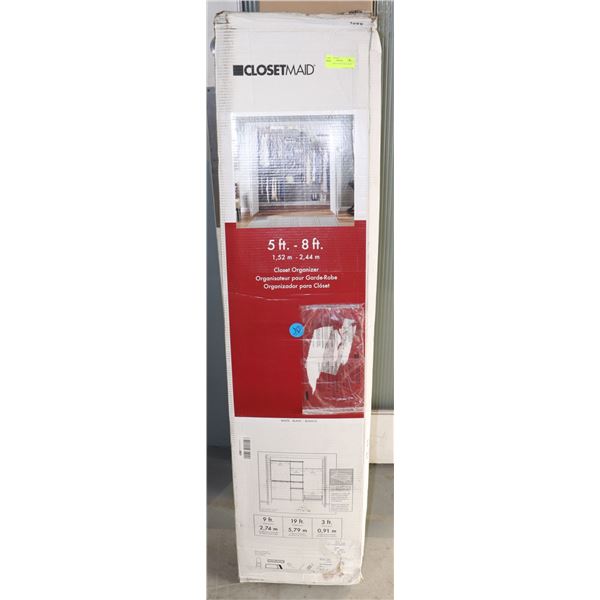 CLOSETMAID CLOSET ORGANIZER 5' X 8'