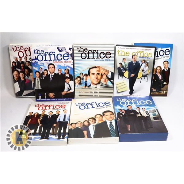 LOT OF 8 OFFICE SEASONS DVD