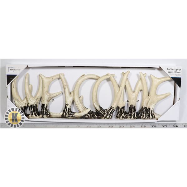 NEW WELCOME FAUX ANTLERS