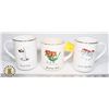 Image 1 : LOT OF 3 COLLECTIBLE MUGS