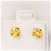 Image 1 : 10K YELLOW GOLD FANCY YELLOW SAPPHIRE(1.2CT)