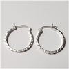 Image 1 : SILVER HOOP EARRINGS