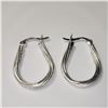 Image 1 : SILVER HOOP EARRINGS