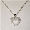 Image 1 : SILVER CZ 19" NECKLACE