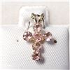 Image 1 : 10K YELLOW GOLD PINK TOURMALINE PENDANT