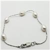 Image 2 : SILVER PEARL 7" BRACELET