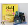 Image 1 : FLAT BELLY DIET COOKBOOK AND JUMP ROPE