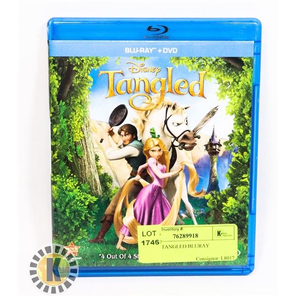 DISNEY TANGLED BLU-RAY