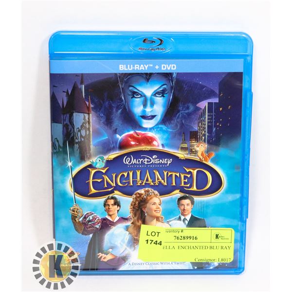 DISNEY ELLA  ENCHANTED BLU RAY