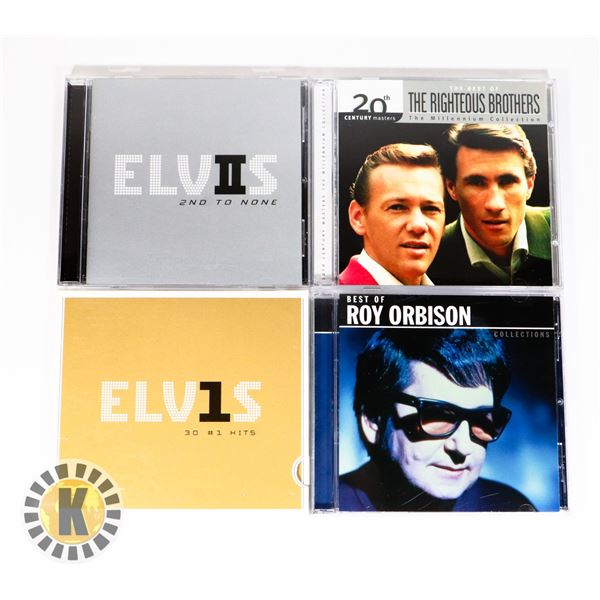 2 ELVIS 1 RIGHTEOUS BROTHERS 1 ROY ORBINSON ALBUMS