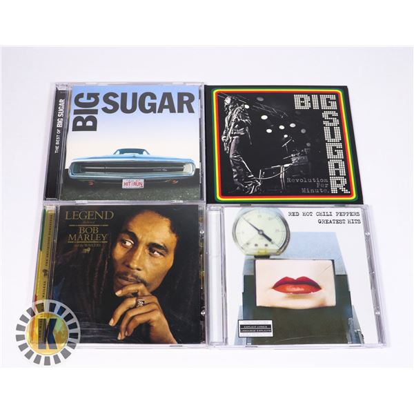 2 BIG SUGAR RED HOT CHILI PEPPERS BOB MARLEY ALBUM
