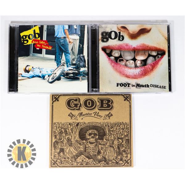 LOT OF 3 GOB ALBUMS CD