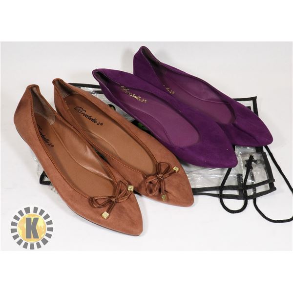 TWO SIZE 8.5 WOMEN FLAT SHOES