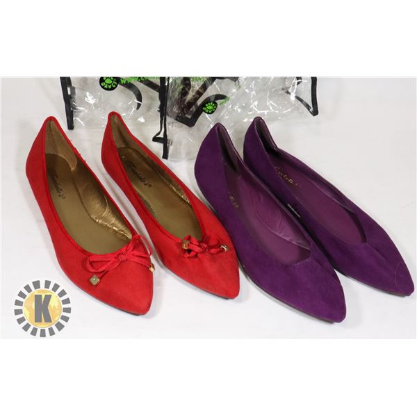 TWO SIZE 8 WOMEN FLAT SHOES