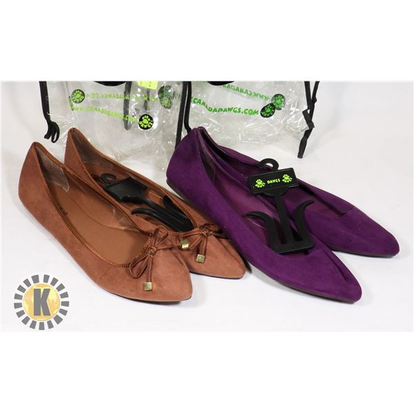 TWO SIZE 10 WOMEN FLAT SHOES
