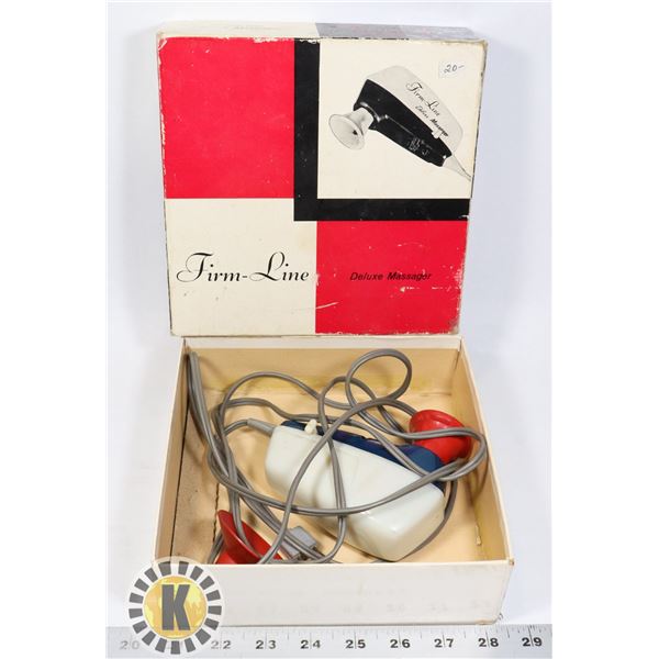 VINTAGE FIRM-LINE DELUXE MASSAGER IN ORIGINAL