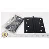 Image 1 : LOT OF 2  4" DOOR HINGES SQUARE CORNER