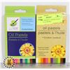 Image 1 : NEW OIL PASTELS. 2 BOXES. EACH BOX HAS 12 COLORS
