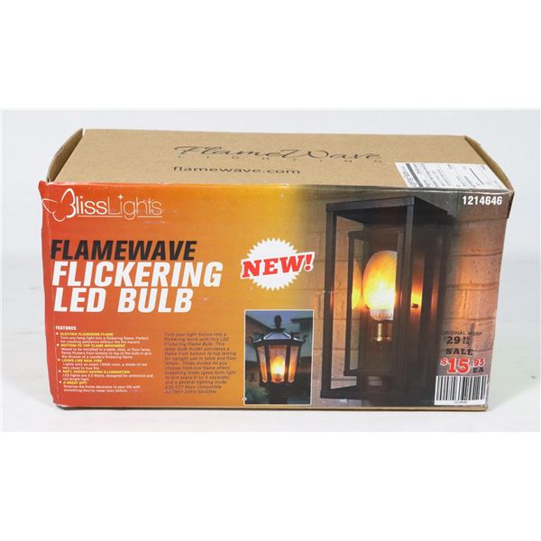NEW FLAMEWAVE FLICKERING LED BULB