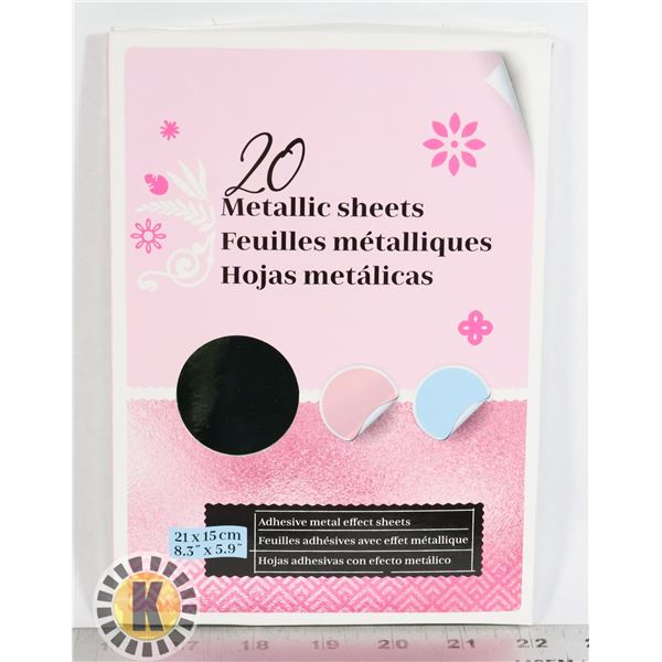 NEW METALLIC ADHESIVE SHEETS