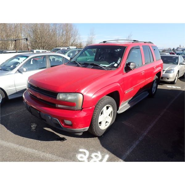 2002 trailblazer colors