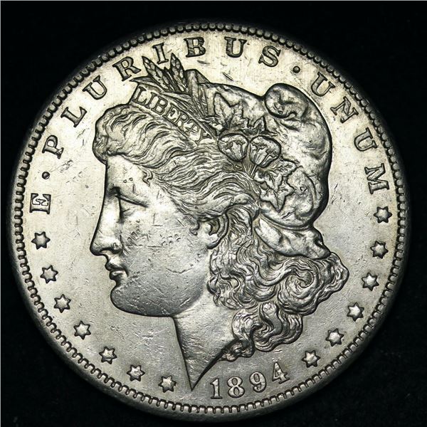 1894-S Morgan Silver Dollar CHOICE AU+ Key Date