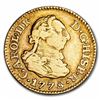 1778-M Spain Gold 1/2 Escudo Charles III AU