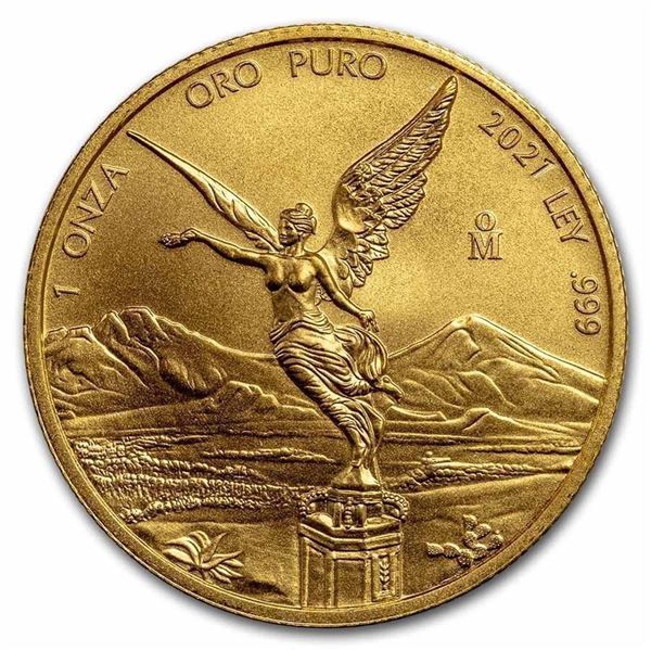 Mexico 1 oz .999 Pure Gold Libertad BU MS-63