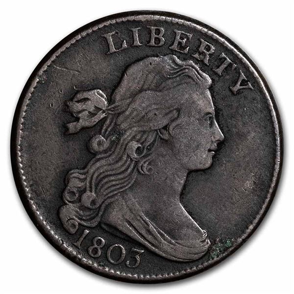 1803 Large Cent Sm Date/Lg Fraction XF